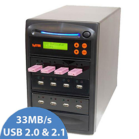 SySTOR 1 bis 15 Mehrfach-USB-Duplikator/USB-Flash Kartenkopierer SYS15USB 