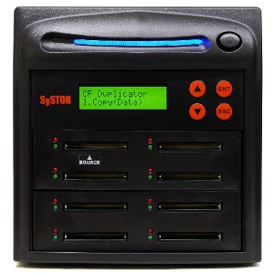 Memory Storage Sanitizer SySTOR 1-15 CF Card Duplicator Compact Flash Copier 